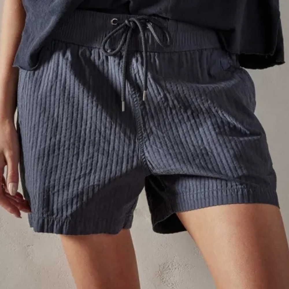 James Perse Jacquard Seersucker Shorts 3 Large